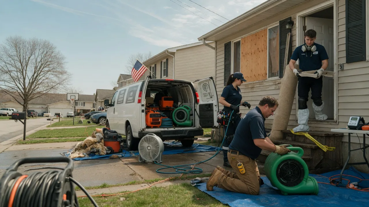 Water Damage Restoration in Charlotte, IA near me